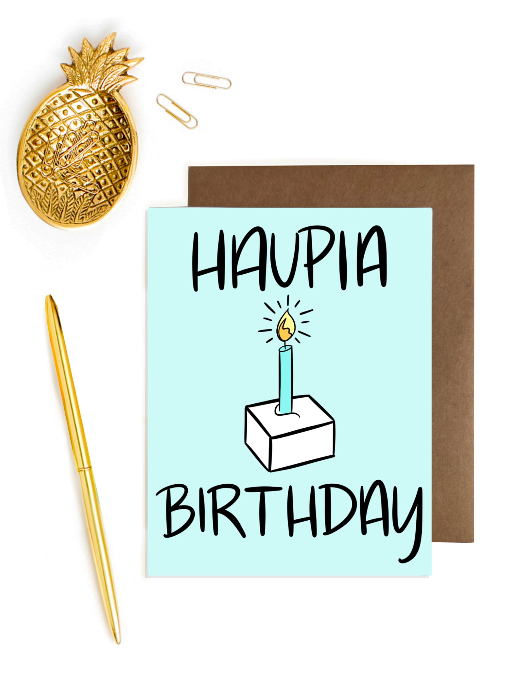 Haupia Birthday! Greeting Card